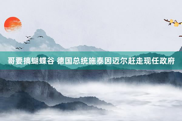 哥要搞蝴蝶谷 德国总统施泰因迈尔赶走现任政府